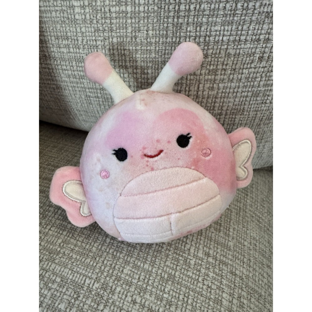 Squishmallows Eileen The Butterfly 6" Plush Pink‎ Tie Dye Spring Easter EUC